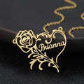 Flower Name Necklace Worbaxshop.com