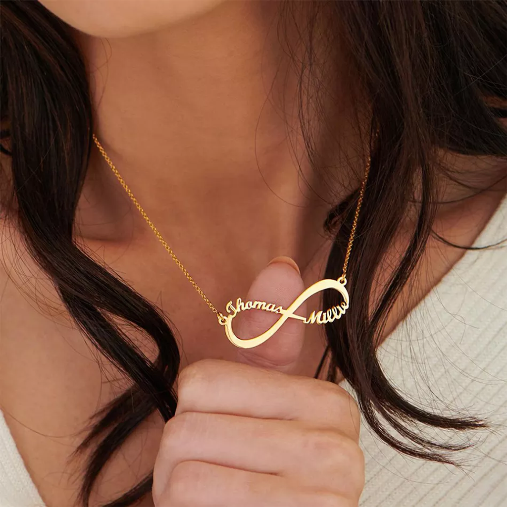 INFINITY NAME NECKLACE MY NAME NECKLACE.PK