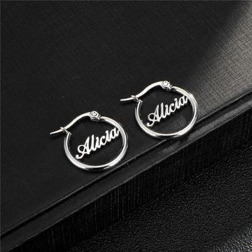Personalized Name Earrings Unique Gifts Worbaxshop.com