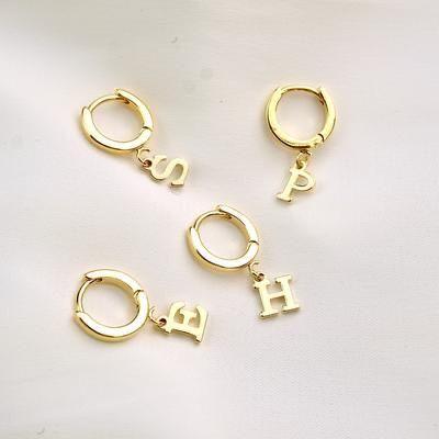 Personalized Alphabet Earrings Worbaxshop.com