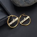 Personalized Name Earrings Unique Gifts Worbaxshop.com