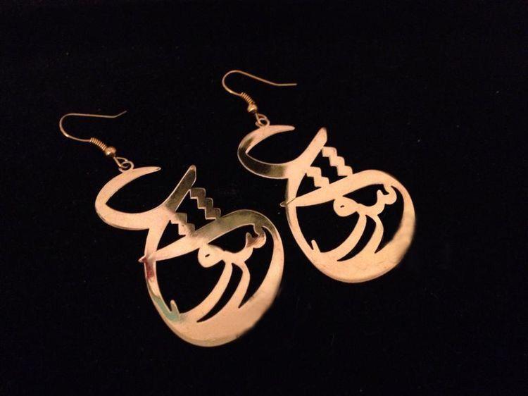 Personalized Arabic Name Earrings Worbaxshop.com