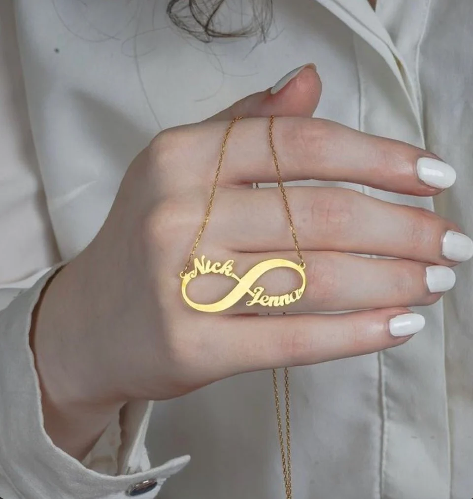 INFINITY NAME NECKLACE MY NAME NECKLACE.PK