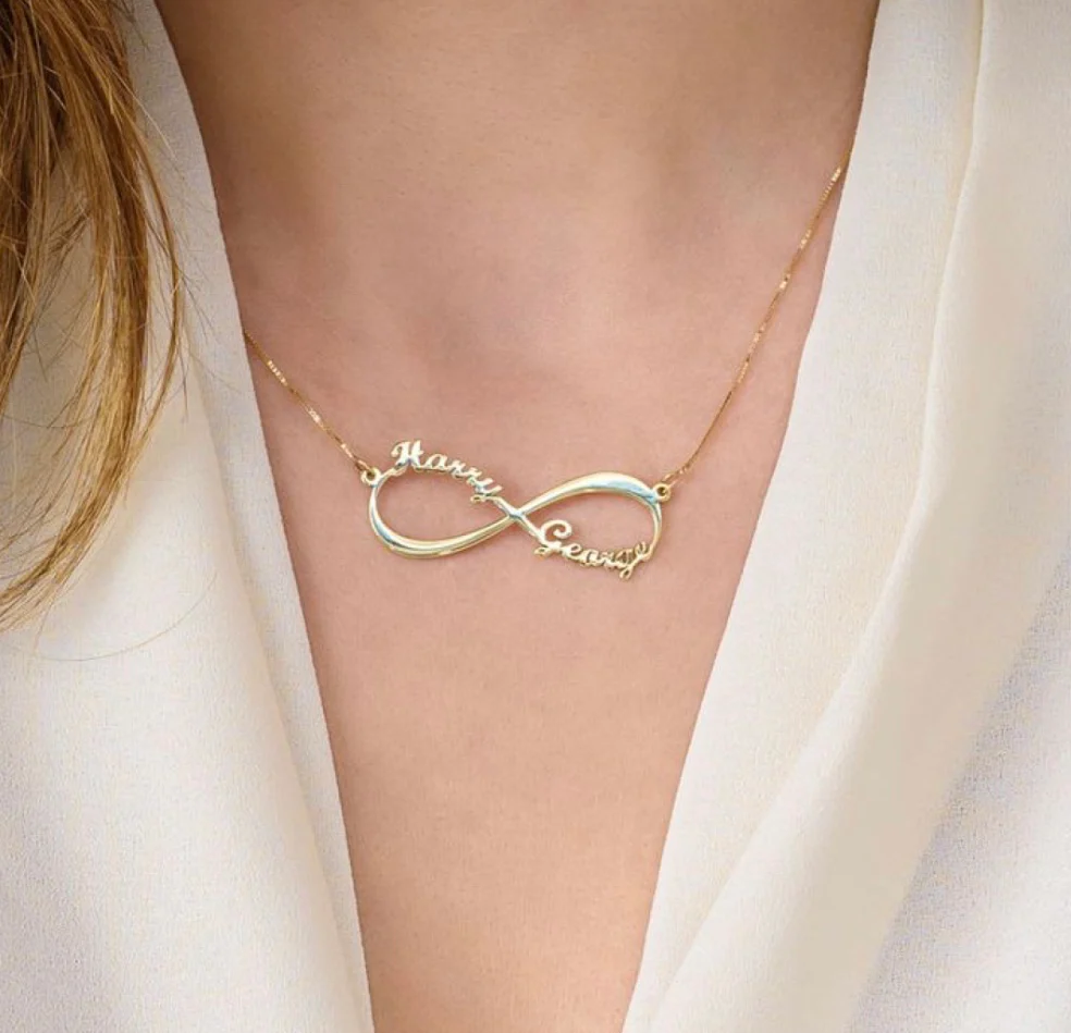INFINITY NAME NECKLACE MY NAME NECKLACE.PK