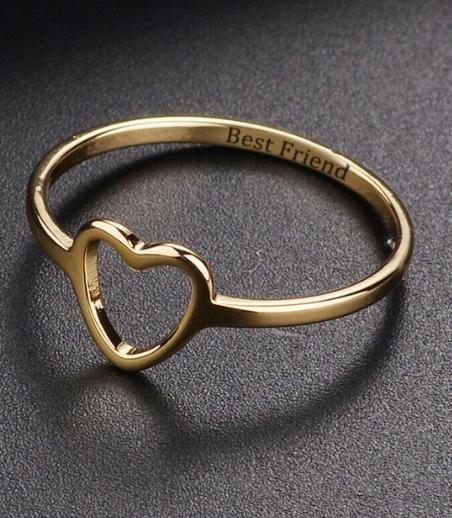 Heart sign with inside your Name Rings - Customize Rings Worbaxshop.com
