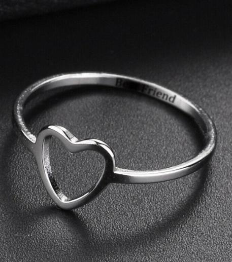 Heart sign with inside your Name Rings - Customize Rings Worbaxshop.com