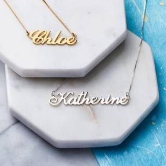 Personalized Single Name Necklace Worbaxshop.com