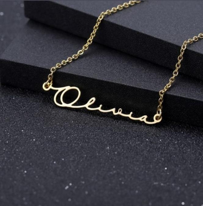 Personalize Signature Necklace Worbaxshop.com