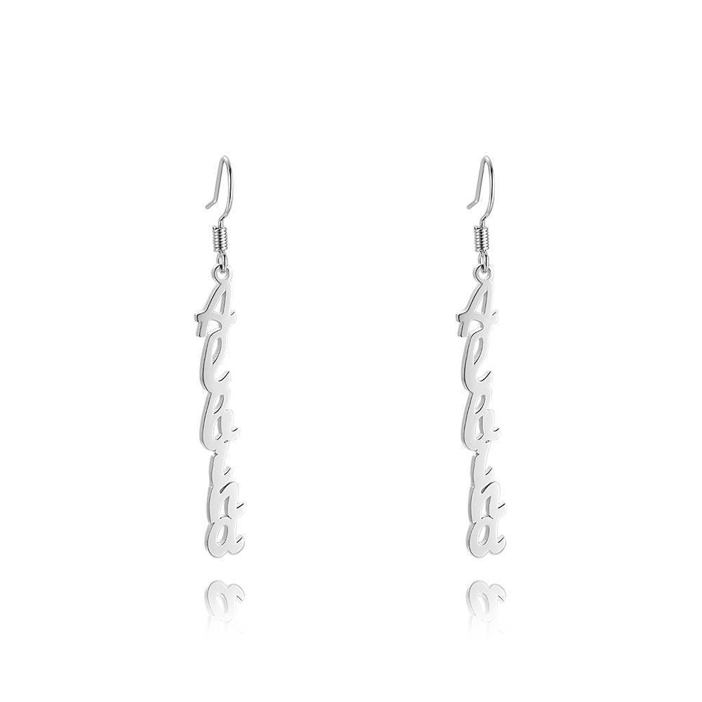 Personalized Drop Name Earrings Worbaxshop.com