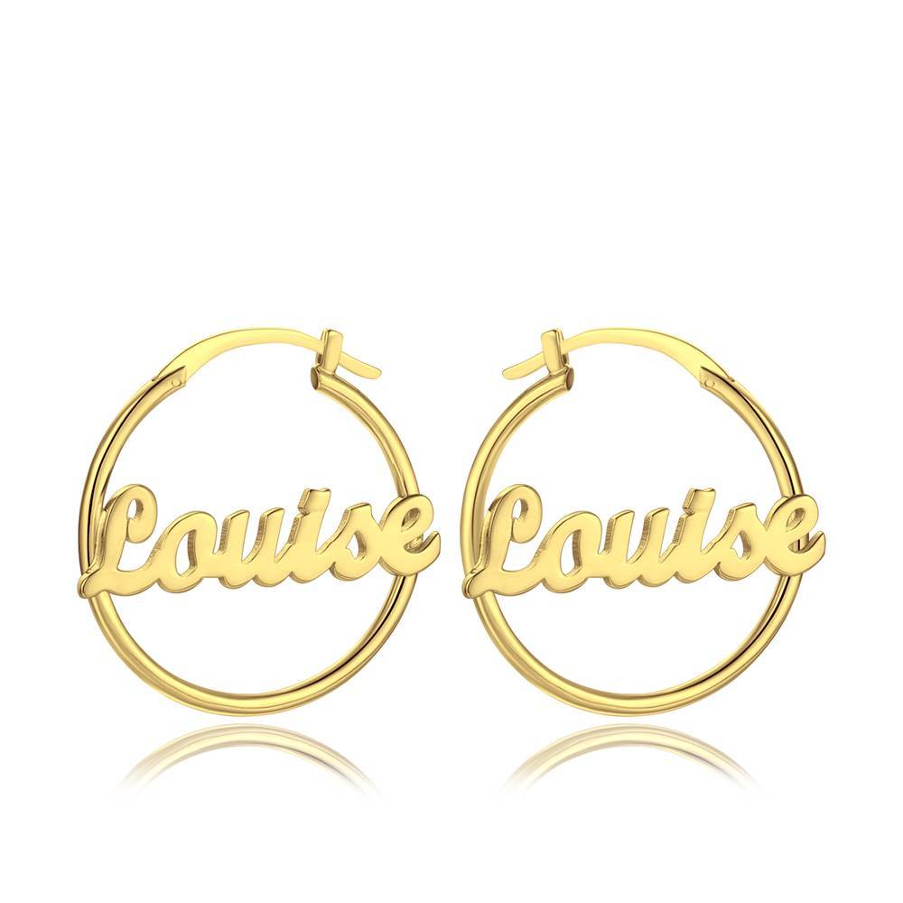 Personalized Name Earrings Unique Gifts Worbaxshop.com