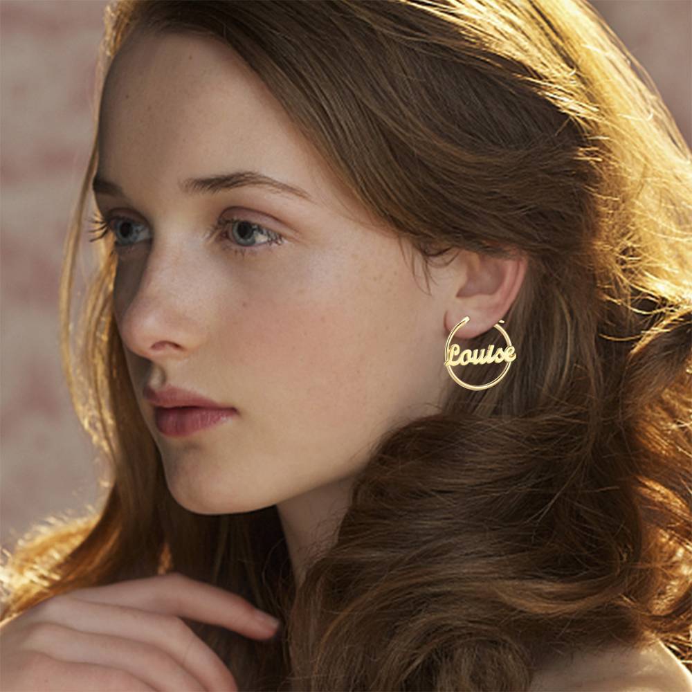 Personalized Name Earrings Unique Gifts Worbaxshop.com