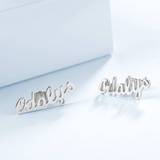 NAME EARRINGS Worbaxshop.com