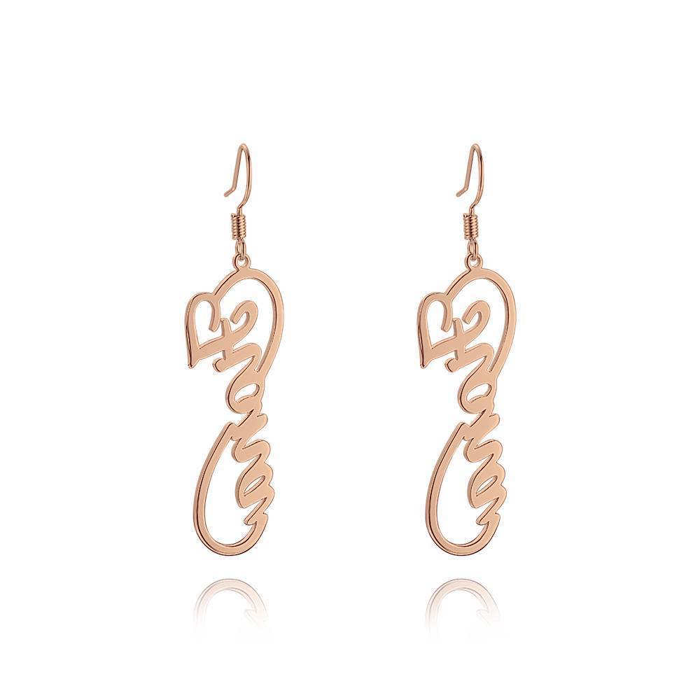 Infinity Name Earrings Worbaxshop.com