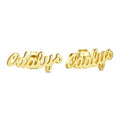 NAME EARRINGS Worbaxshop.com