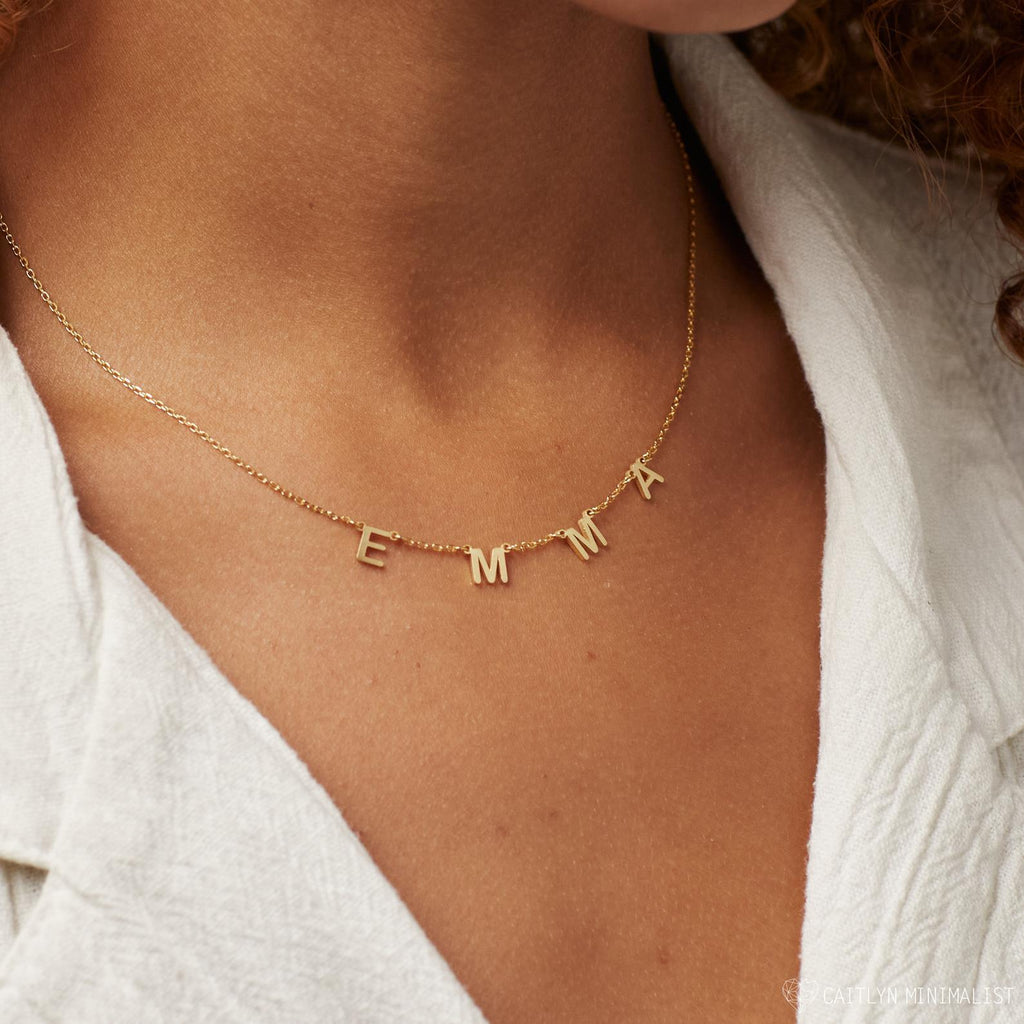 Choker Name Necklace Worbaxshop.com
