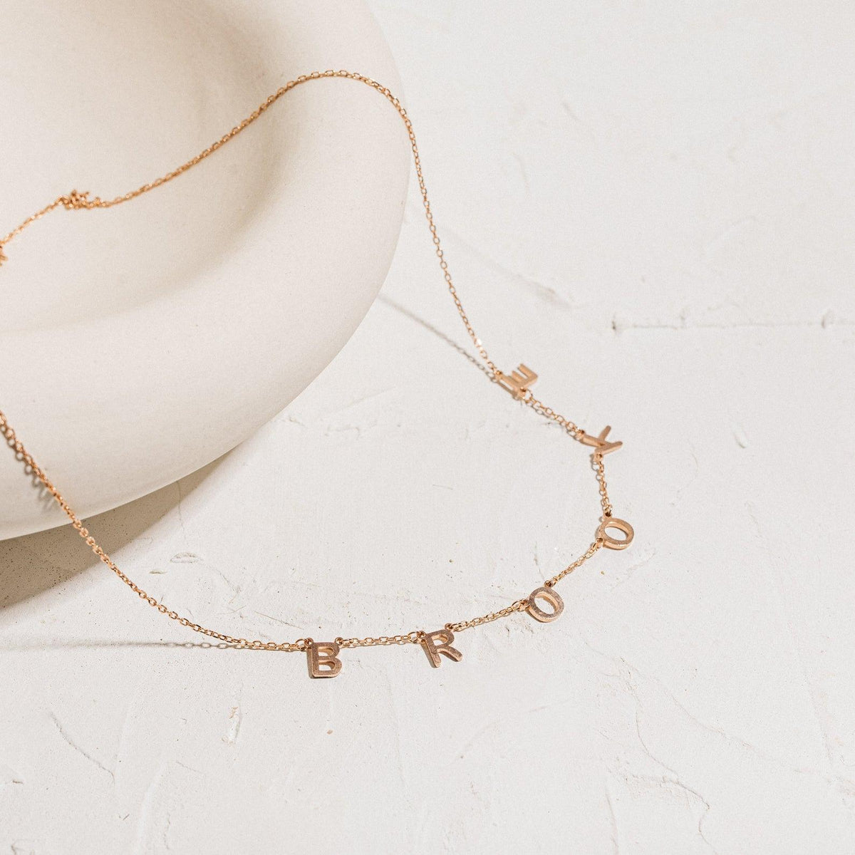 Choker Name Necklace Worbaxshop.com