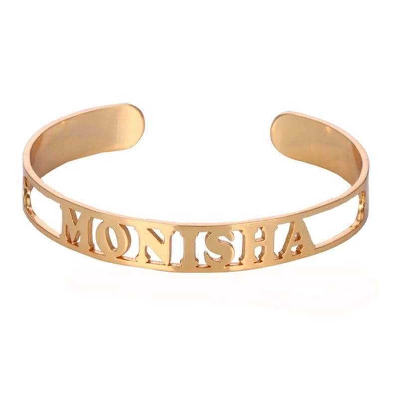 Duo Personalized Name Bangle Worbaxshop.com