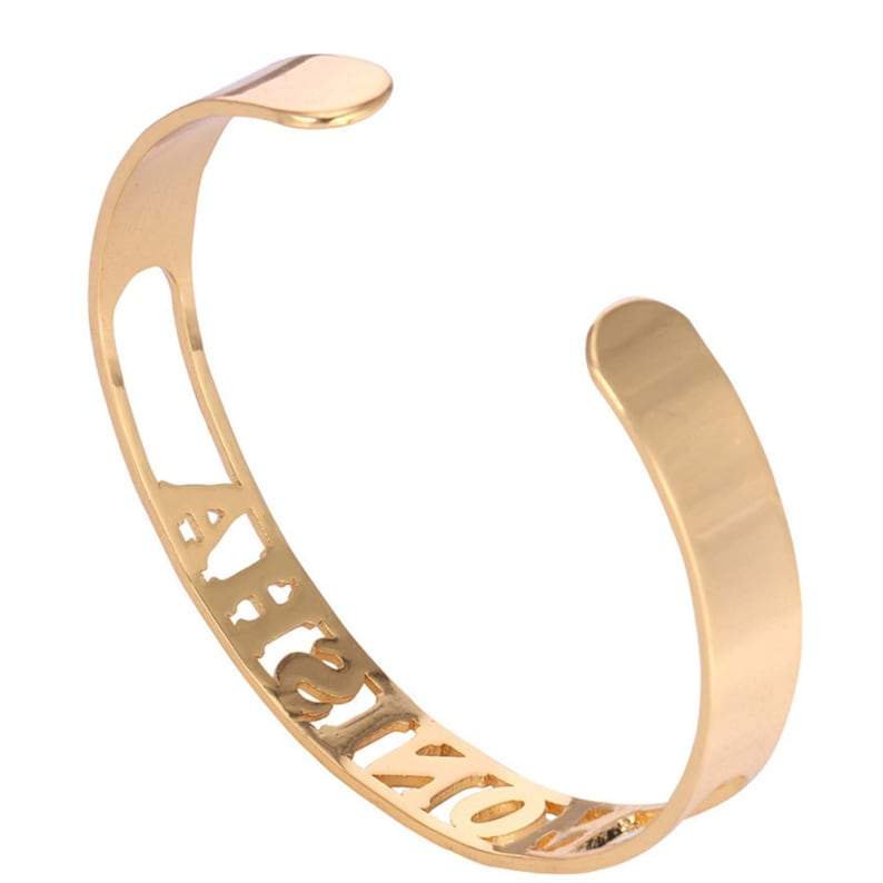 Duo Personalized Name Bangle Worbaxshop.com