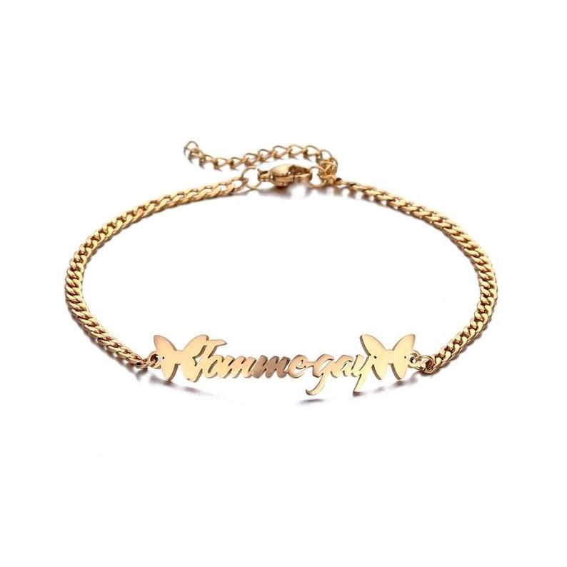Butterfly's Name Bracelet Worbaxshop.com