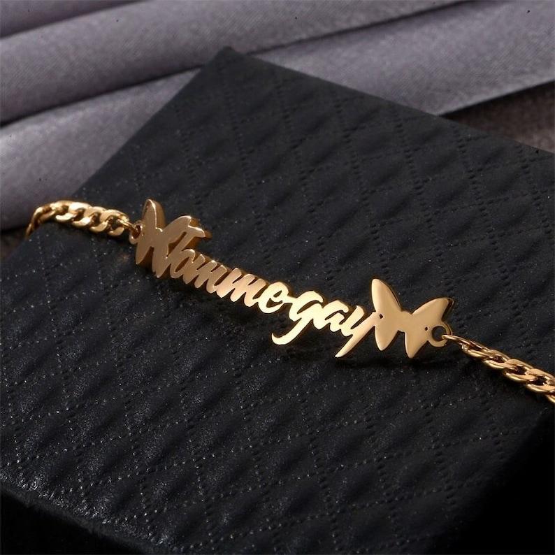 Butterfly's Name Bracelet Worbaxshop.com