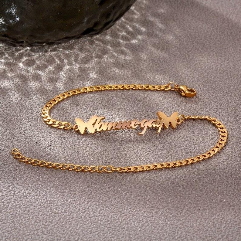 Butterfly's Name Bracelet Worbaxshop.com