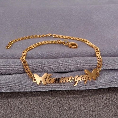 Butterfly's Name Bracelet Worbaxshop.com