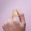 FLOWER NAME RING MY NAME NECKLACE.PK