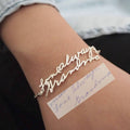 Handwriting Bracelet Worbaxshop.com