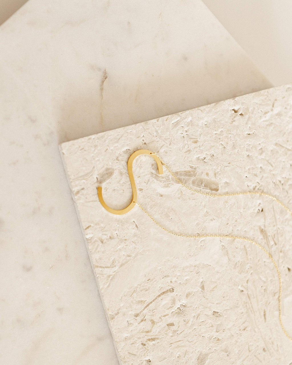 Large Sideways Initial Necklace Worbaxshop.com