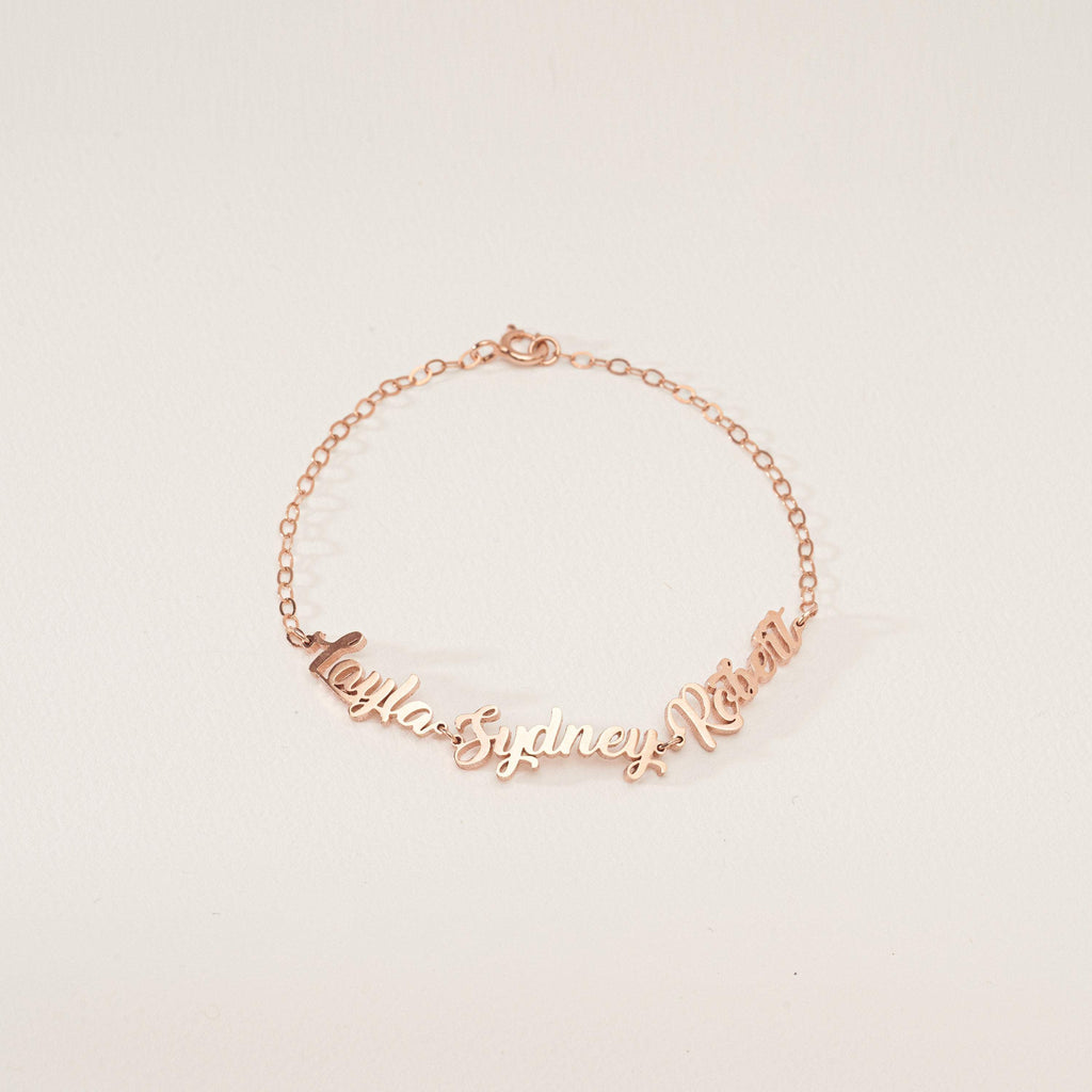 Multiple Name Bracelet Worbaxshop.com