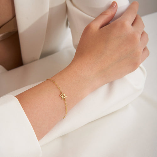 Custom Initial Bracelet Worbaxshop.com